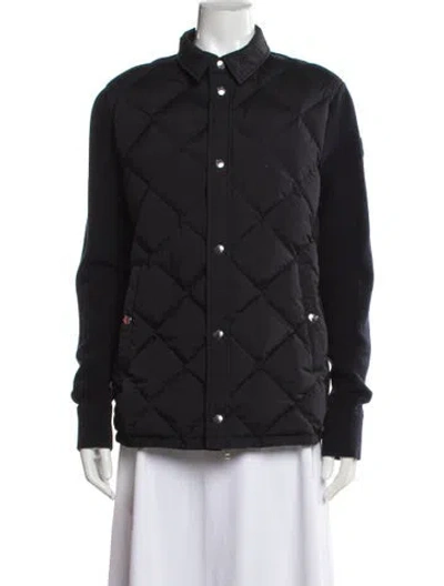 Pre-owned Moncler Utility Jacket In Blue