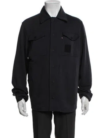 Pre-owned Moncler Utility Jacket In Blue