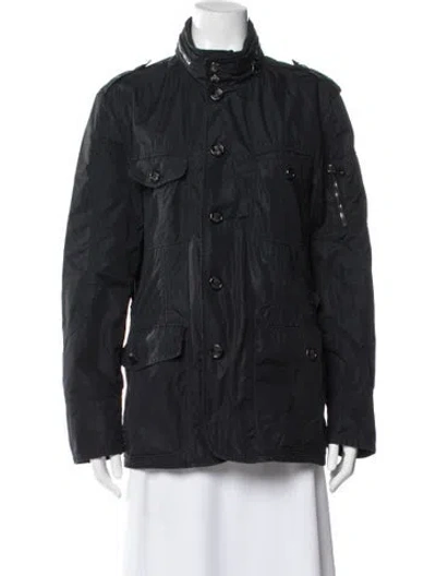 Pre-owned Moncler Utility Jacket In Blue