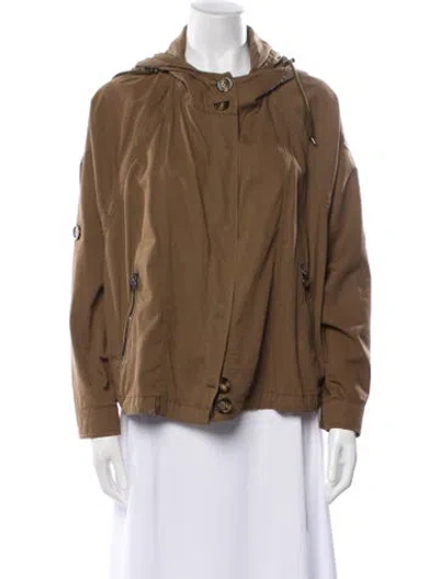Pre-owned Moncler Utility Jacket In Brown