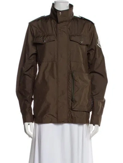 Pre-owned Moncler Utility Jacket In Brown