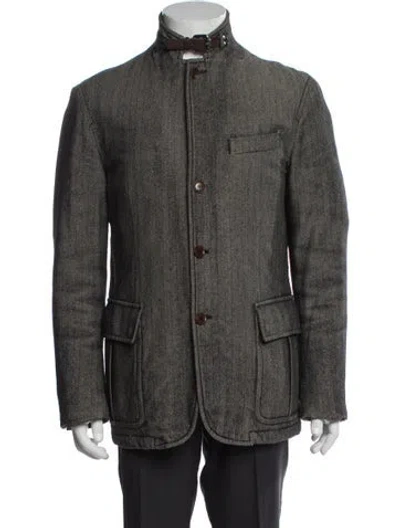 Pre-owned Moncler Utility Jacket In Gray