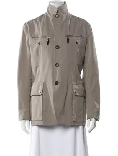Pre-owned Moncler Utility Jacket In Gray