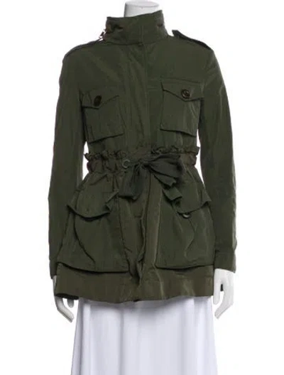 Pre-owned Moncler Utility Jacket In Green