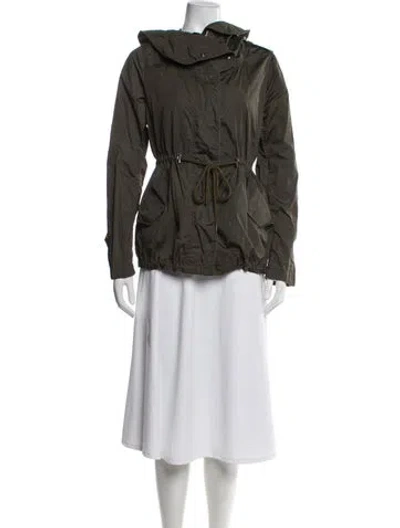 Pre-owned Moncler Utility Jacket In Green