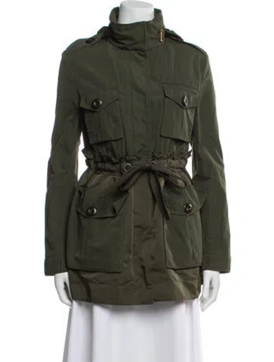 Pre-owned Moncler Utility Jacket In Green