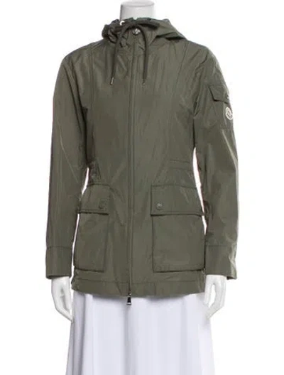 Pre-owned Moncler Utility Jacket In Green