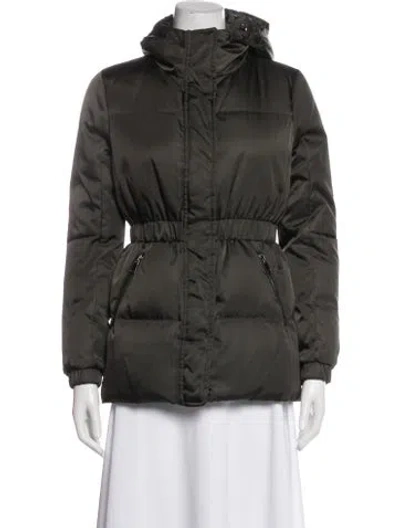 Pre-owned Moncler Utility Jacket In Green