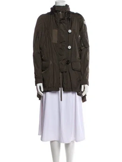 Pre-owned Moncler Utility Jacket In Green
