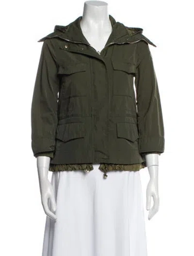 Pre-owned Moncler Utility Jacket In Green