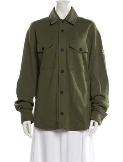 Pre-owned Moncler Utility Jacket In Green