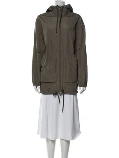Pre-owned Moncler Utility Jacket In Green