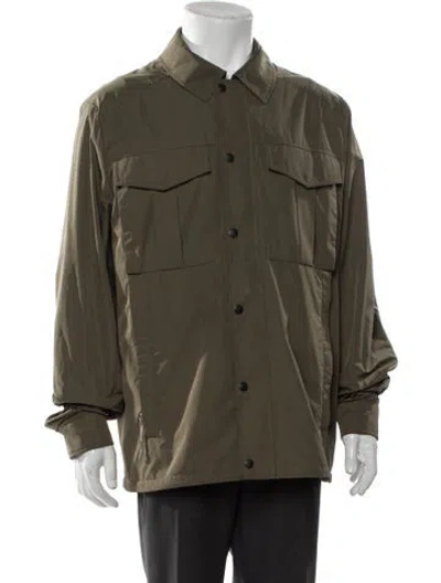 Pre-owned Moncler Utility Jacket In Green