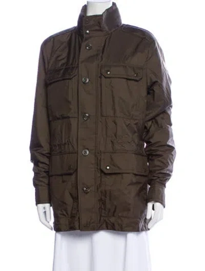 Pre-owned Moncler Utility Jacket In Green