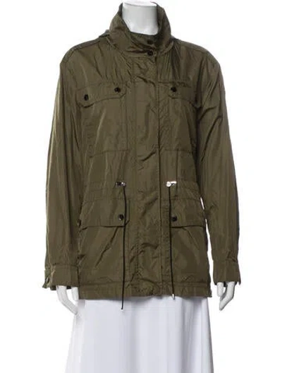 Pre-owned Moncler Utility Jacket In Green