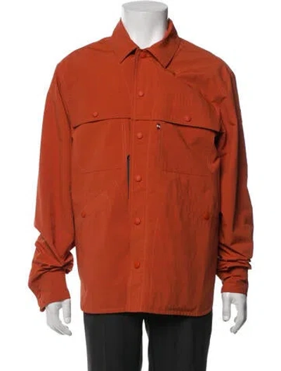 Pre-owned Moncler Utility Jacket In Orange