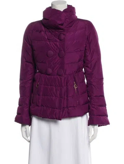 Pre-owned Moncler Utility Jacket In Purple