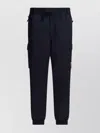Moncler Utility Trousers With Elastic Features And Pockets In Black