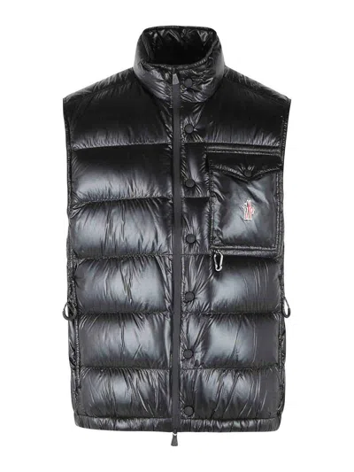 Moncler Uychi Foldable Black Polyamide Padded Vest