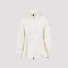 Moncler Vabre Zip-up Jacket In Cream