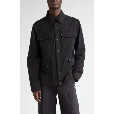 Moncler Vadret Shirt Jacket In Black