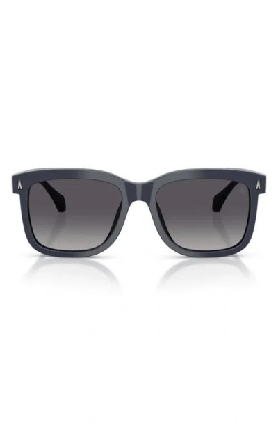 Moncler Valaire 54mm Polarized Pillow Sunglasses In Gray