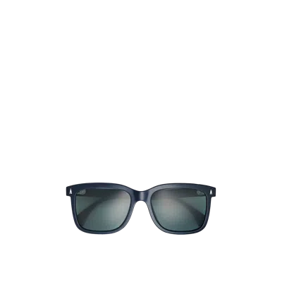 Moncler De Soleil Rectangulaires Valaire, Unisexe, Bleu, Taille: 54 In Black