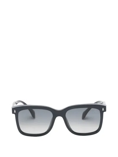 Moncler Valaire Square-frame Sunglasses In Blue