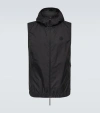 Moncler Vallese Sleeveless Jacket With In Black