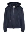 Moncler Vallery Tech Down Jacket In Blue