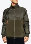 Moncler Vallorch Reversible Zip-up Down Jacket In Green