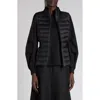 Moncler Valmarie Down Puffer Vest In Black