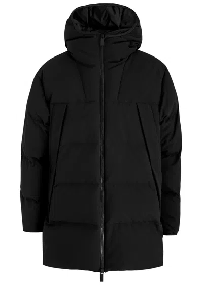 Moncler Valmaron Quilted Shell Jacket In Black