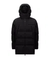 Moncler Valmaron Quilted Shell Jacket In Black