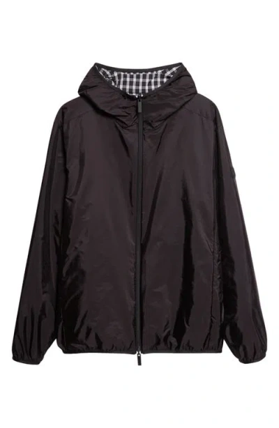 Moncler Vandelli Hooded Reversible Jacket In Black