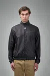 Moncler Vanoise Monogram Jacquard Windbreaker In Black