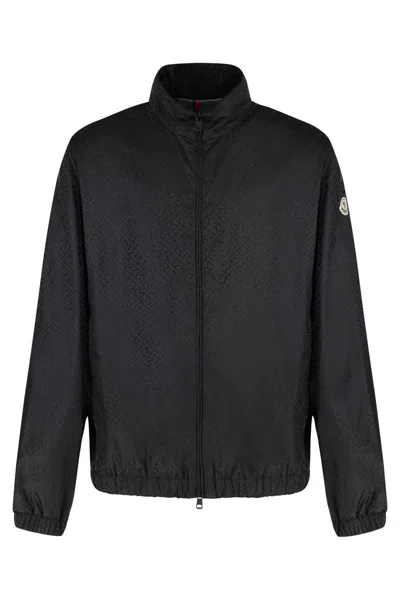 Moncler Vanoise Techno Fabric Jacket In Black