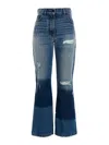 Moncler Jeans  Genius X Palm Angels In Lavado Oscuro