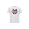 Moncler Logo Pattern Cotton T-shirt In White