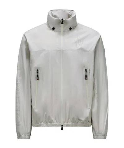 Moncler Veille Zip-up Jacket In Gray