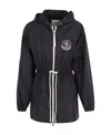Moncler Veirade Hooded Parka In Blue