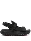Moncler Sandals In Black