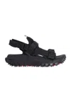 Moncler Sandals In Black