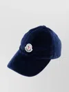 MONCLER VELVET CAP BASEBALL CURVED BRIM