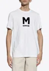 Moncler Logo-print Cotton T-shirt In White
