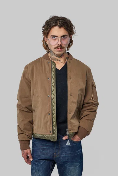 Moncler Venclis Bomber In Brown