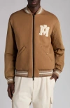 Moncler Vennes Reversible Down Bomber Jacket In Brown