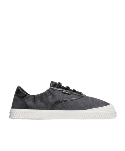 Moncler Vera Leisure Denim Sneakers In Blue