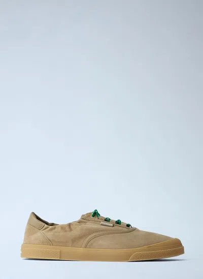 Moncler Biscuit Suede Vera Leisure Sneakers In Brown