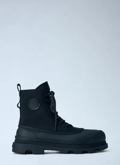 Moncler Vera Sheal Ankle Boots In Black